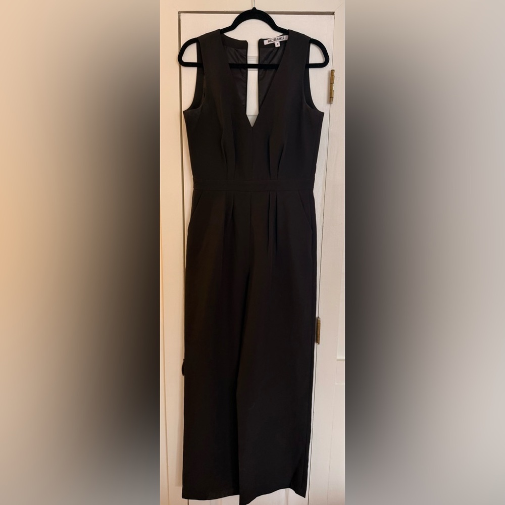 Walter Baker Elegant Black Jumpsuit